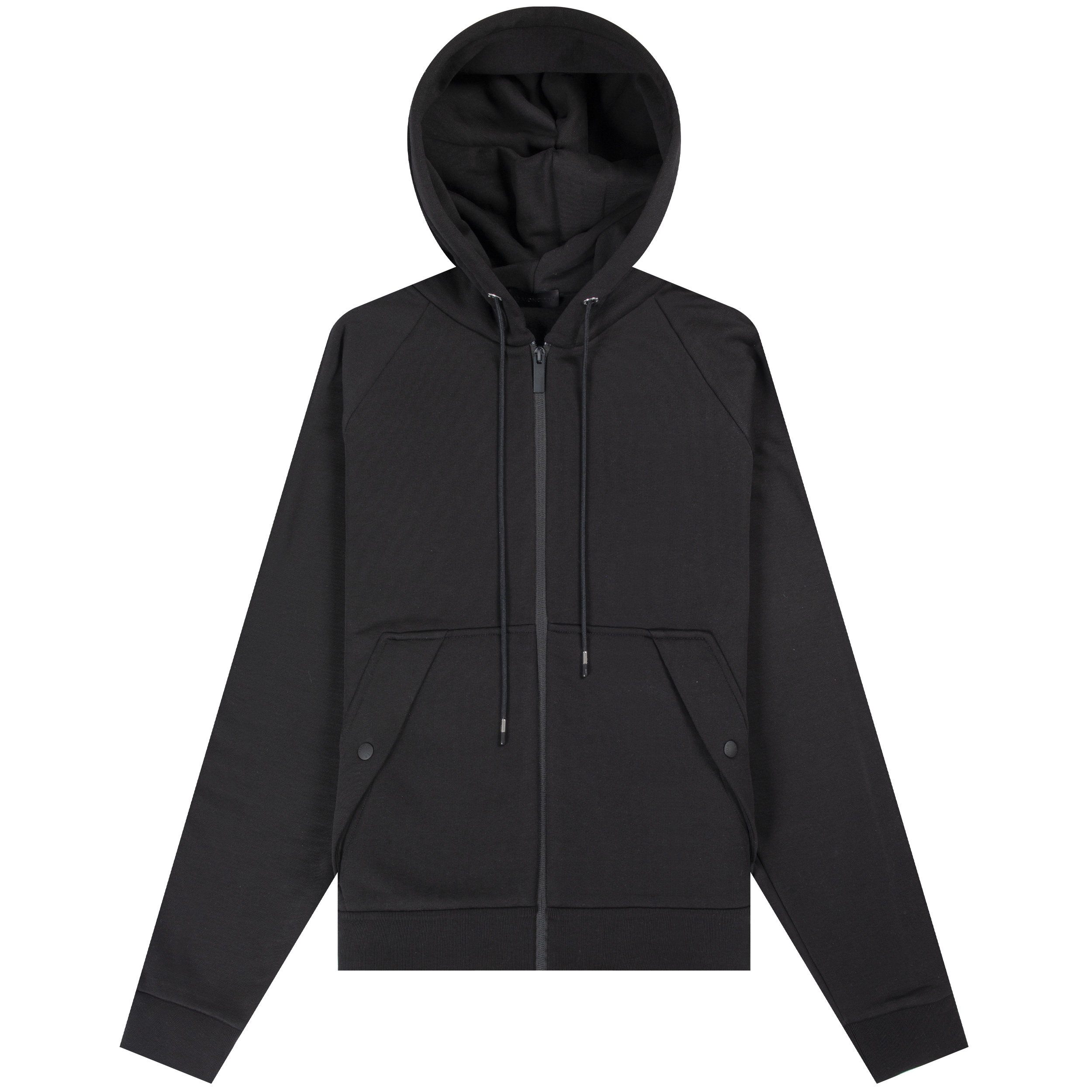 Moncler ’Arm Text’ Logo Hooded Full Zip Sweatshirt Black