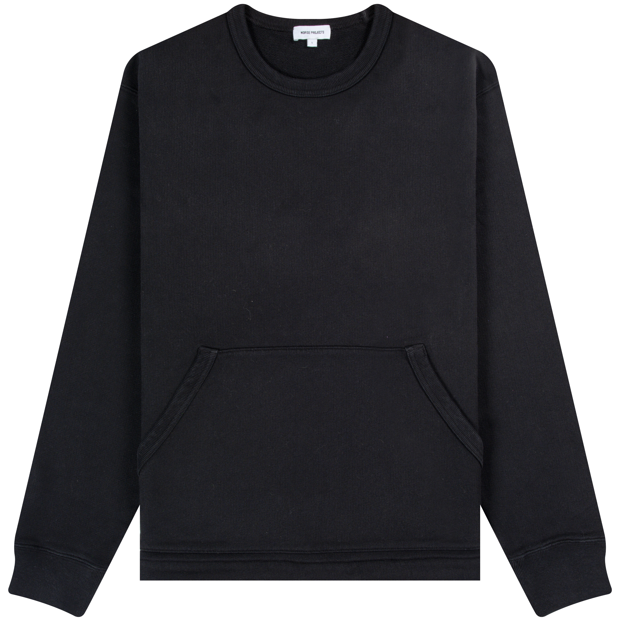 Norse Projects ’Fraser’ Tab Series Sweatshirt Black