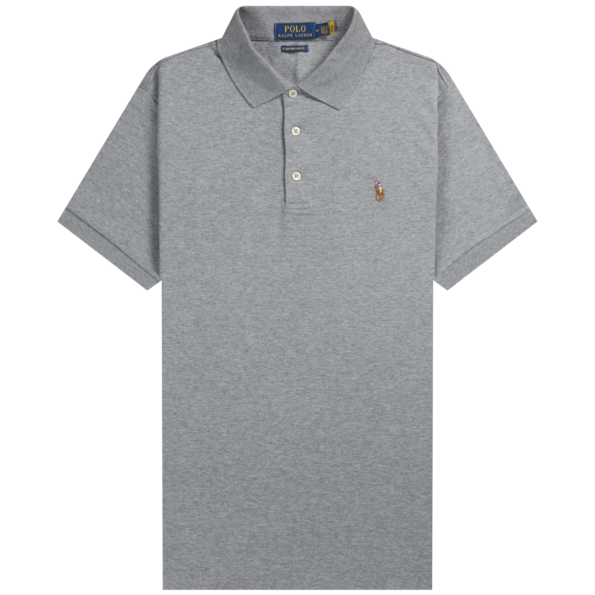 Polo Ralph Lauren Slim Fit Soft Touch Polo Grey