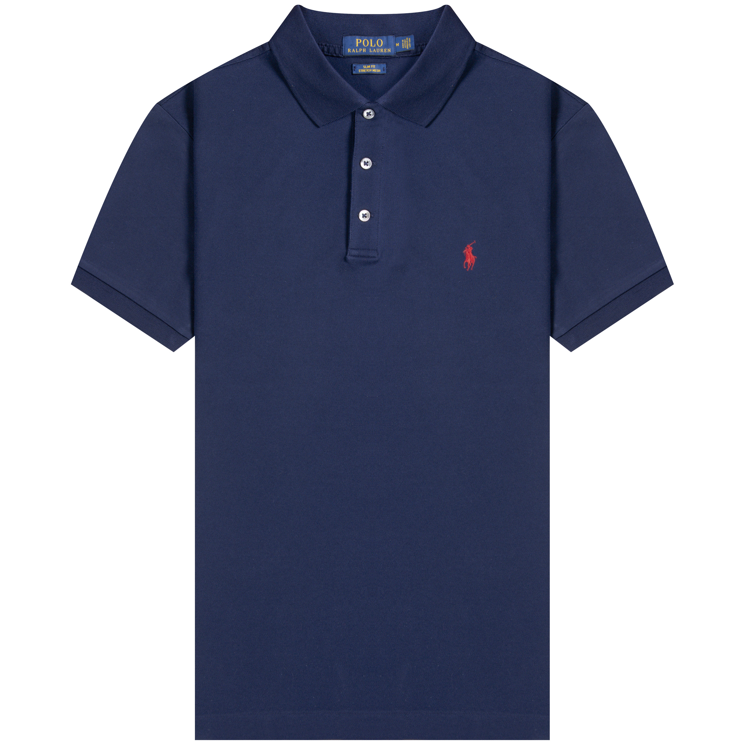 Polo Ralph Lauren ’Stretch Mesh’ Slim Fit Polo French Navy