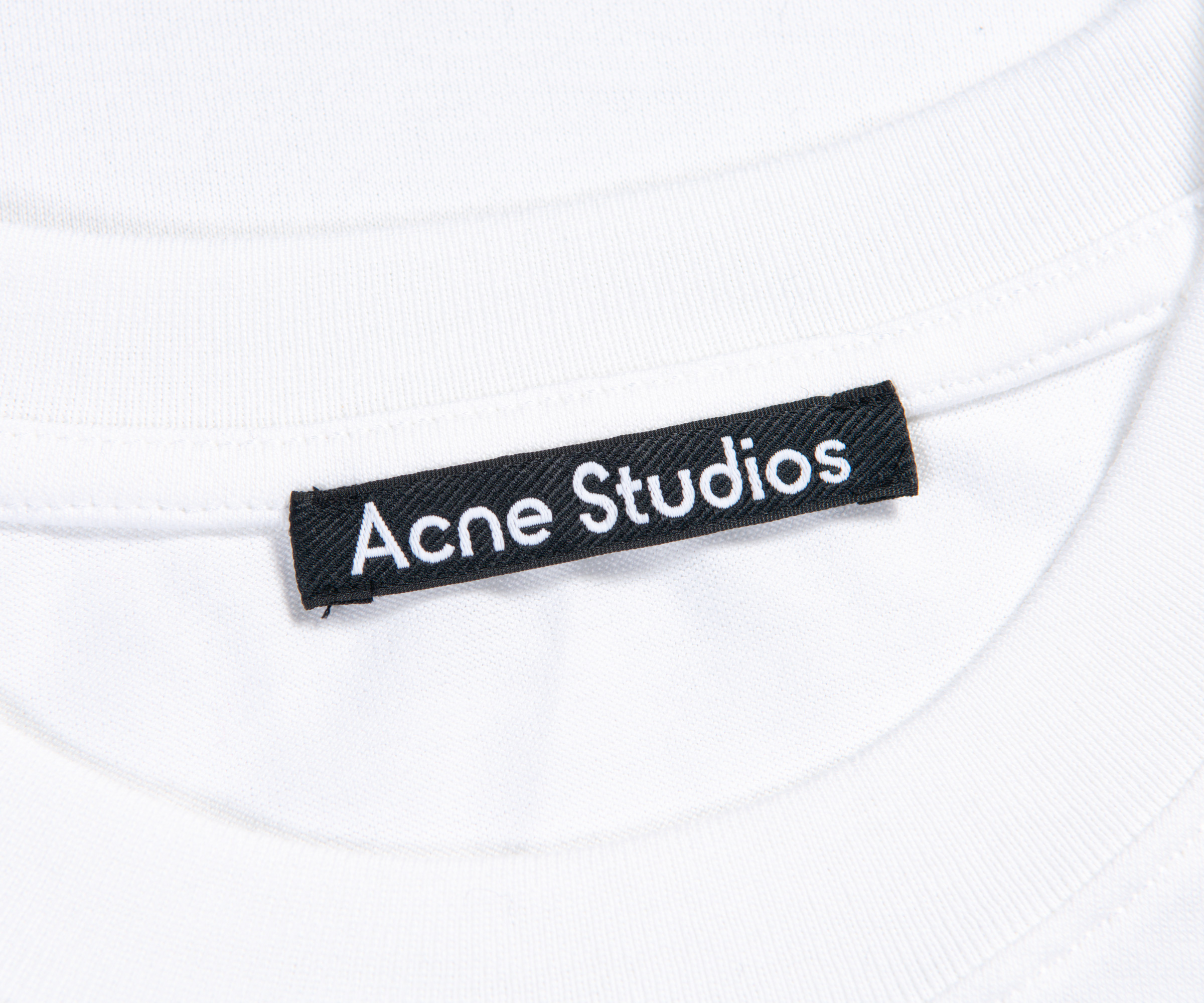 Acne Studios Exford Metalic Face T-Shirt White