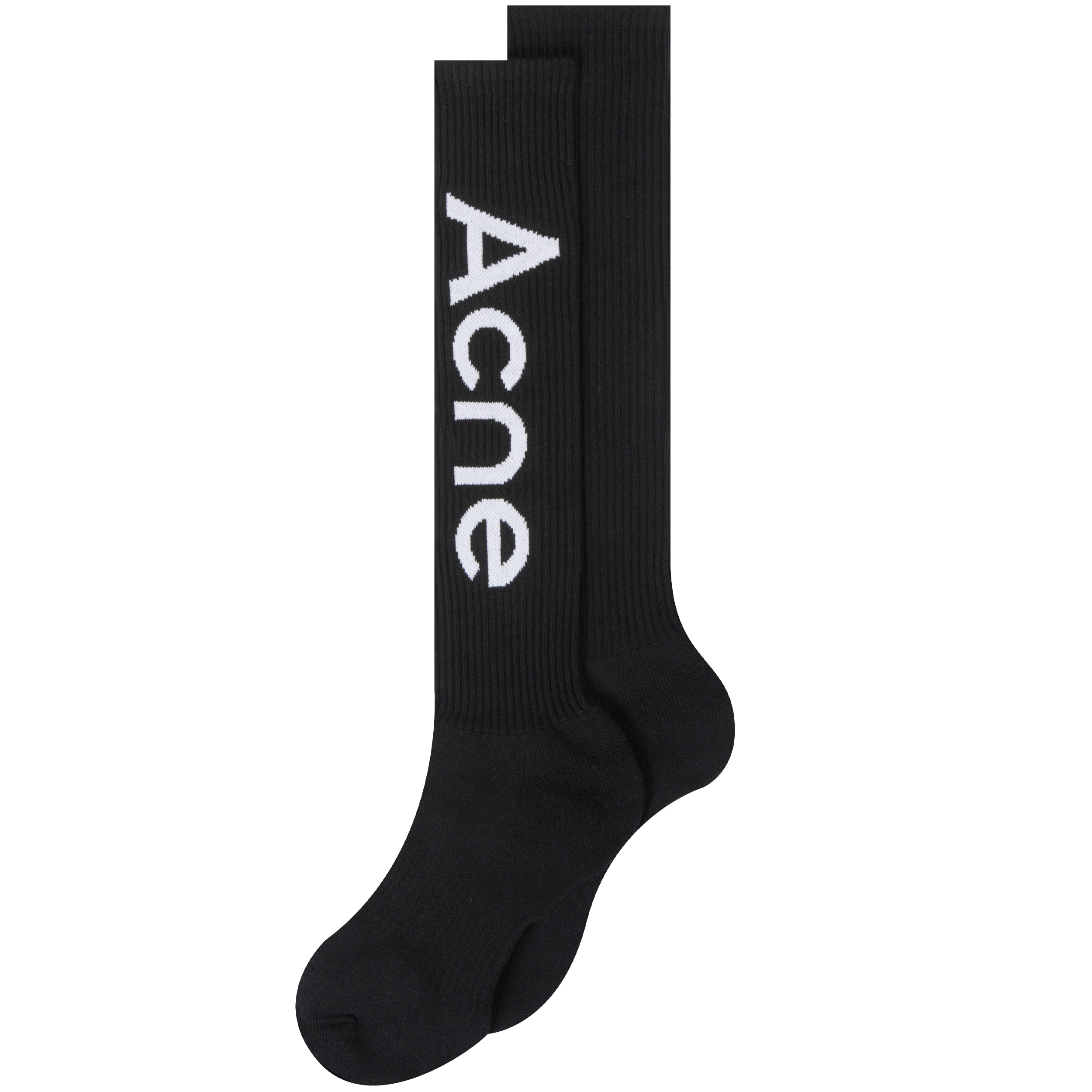 Acne Studios 'Logo' Socks Black