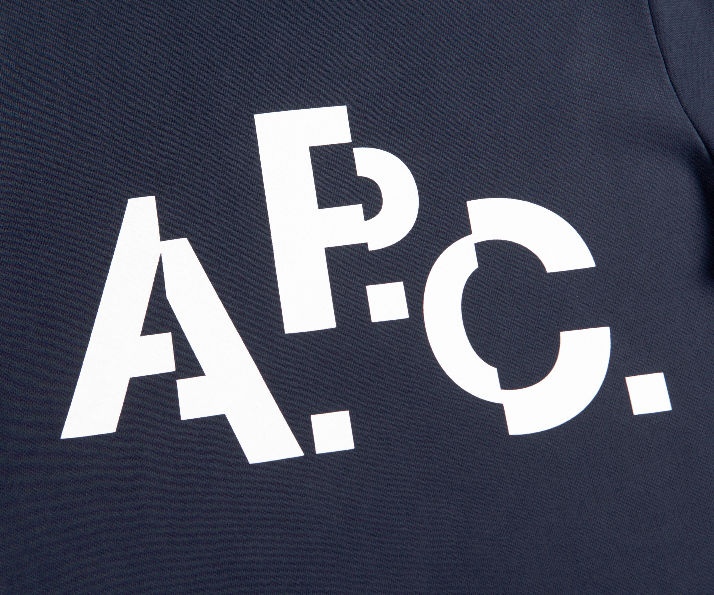 APC 'Decale' Logo Sweatshirt Navy