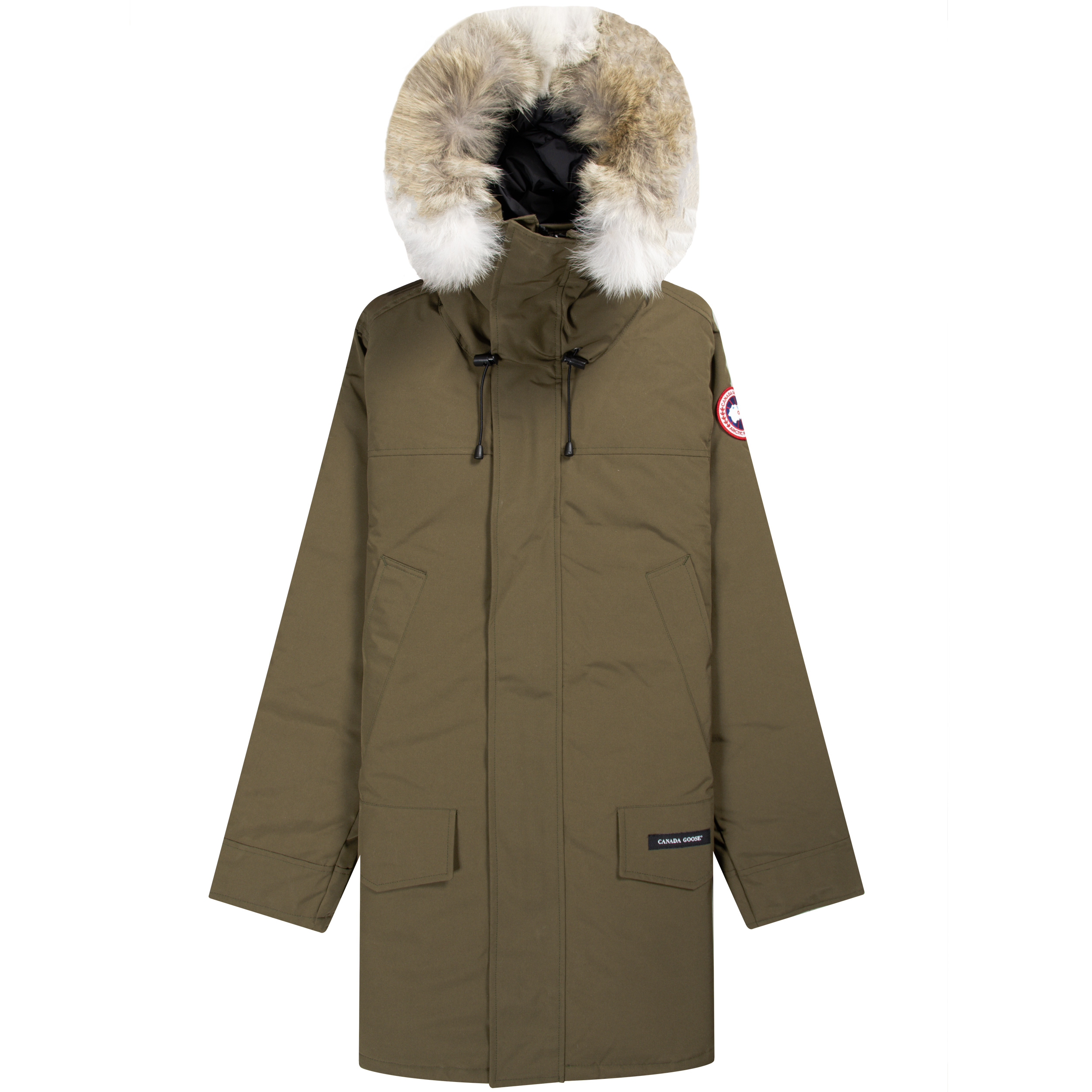 Canada Goose Langford Fur Hooded Parka Military Green
