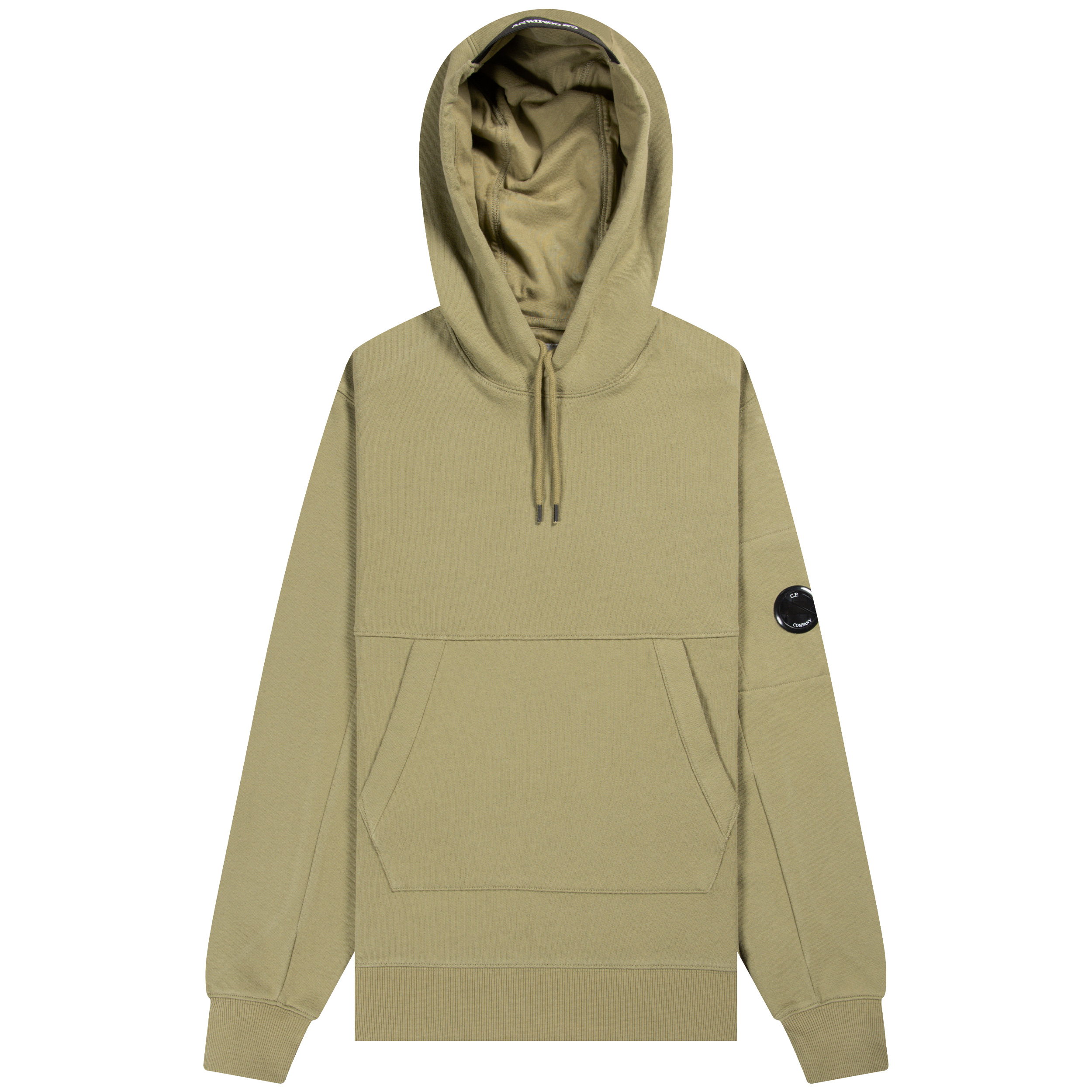 CP Company Arm Lens Hoody Olive
