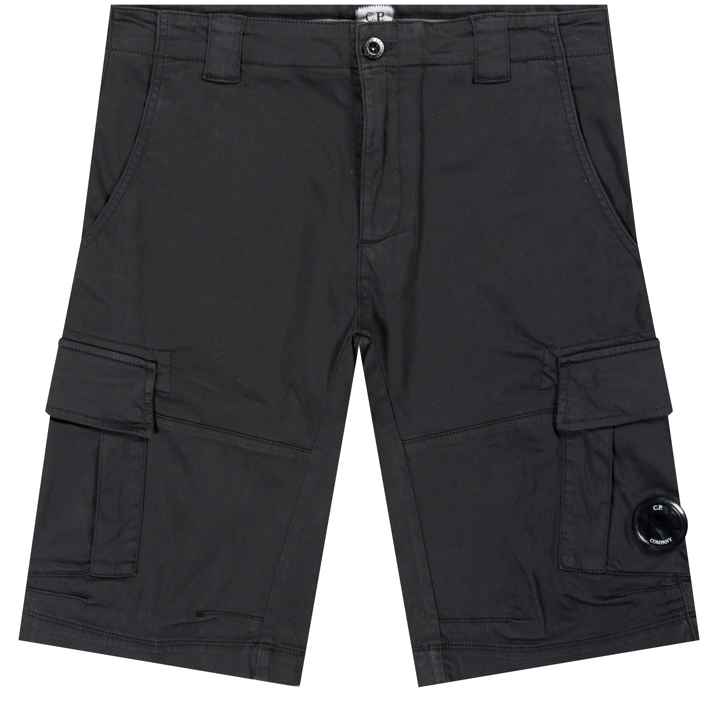 C.P. Company CP Company 'Bermuda' Cotton Shorts Black