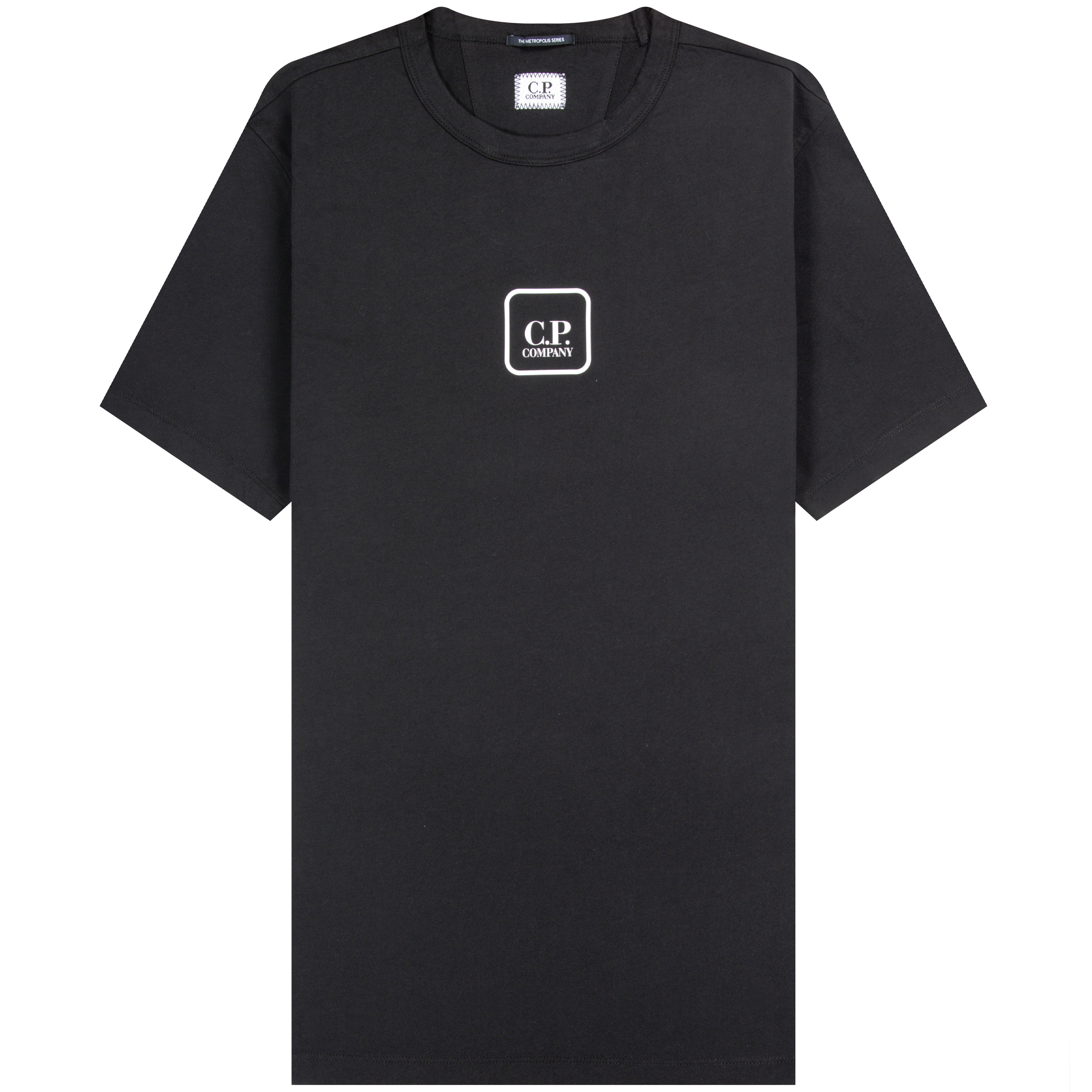CP Company 'Metropolis' Back Logo Print T-Shirt Black