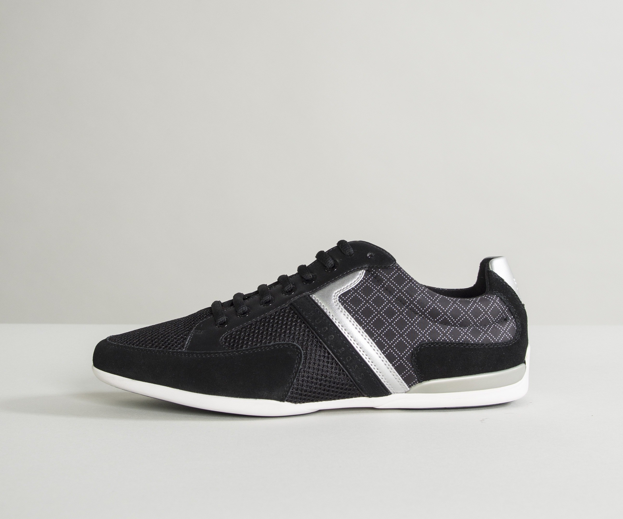 Green 'Spacit Graphic' Mesh Detailed Trainer Silver/Black