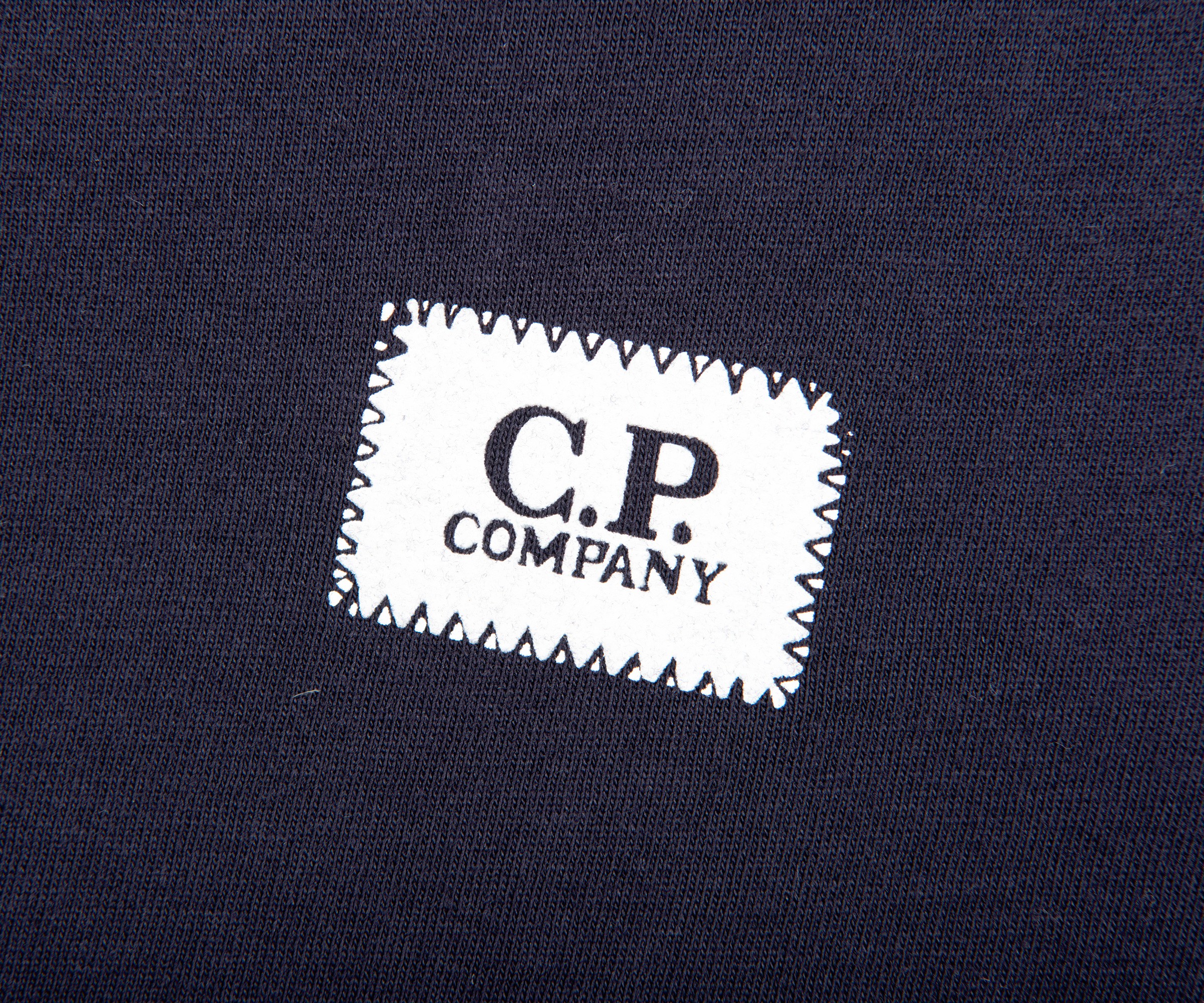 CP Company 'Jersey Logo' Badge T-Shirt Black