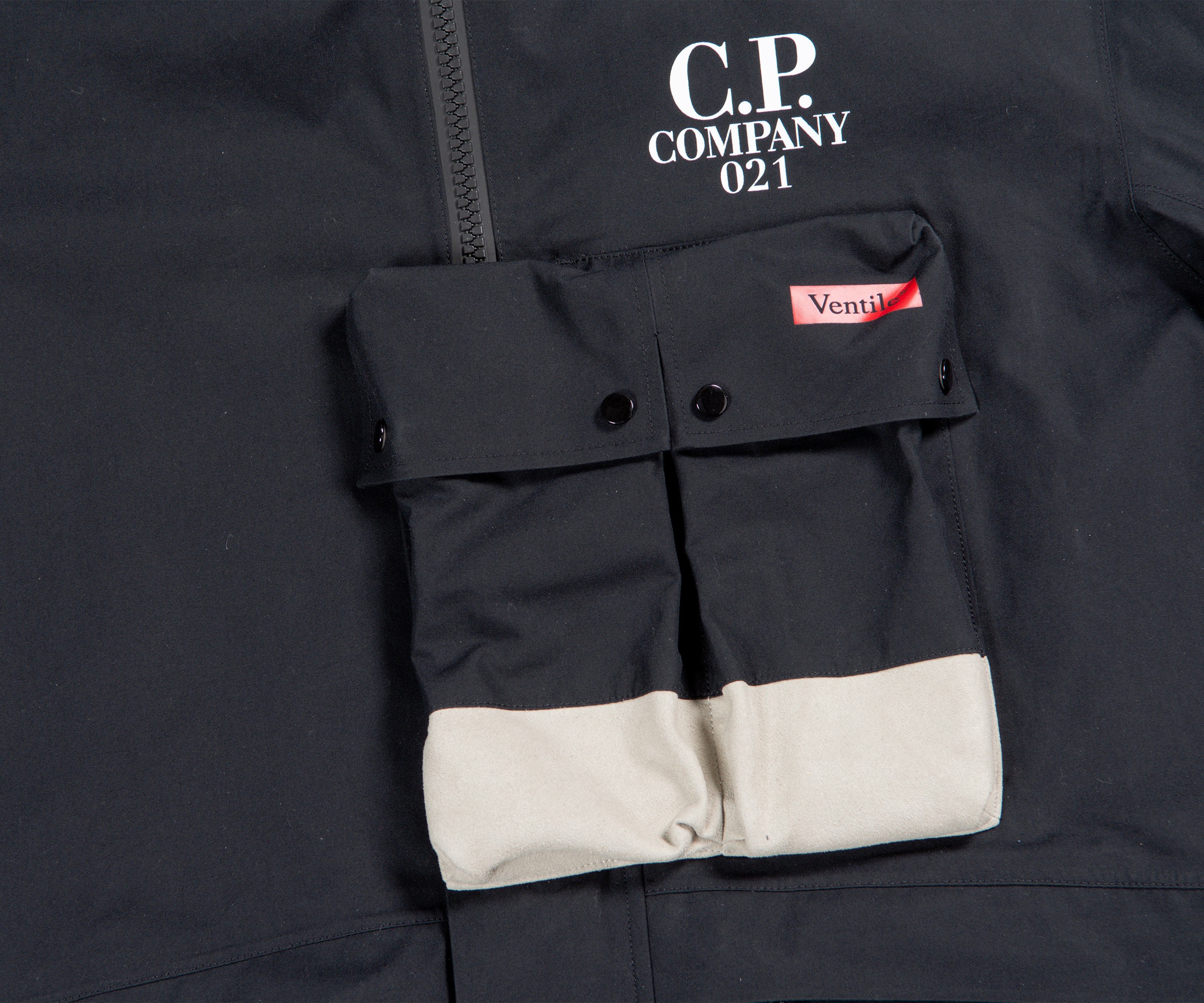 C.P. Company CP Company 'Ventile' Explorer Hooded Jacket Black