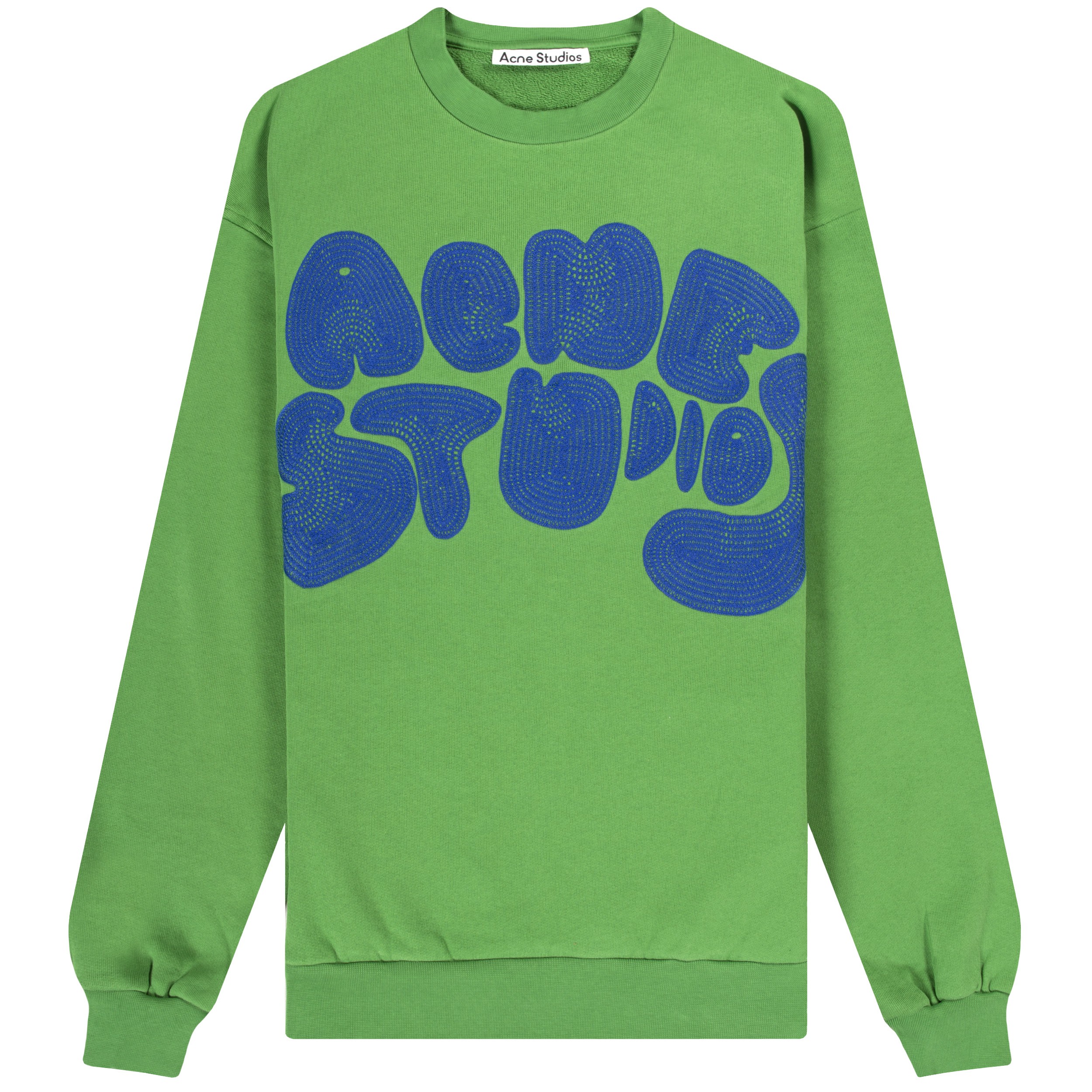 Studios Bubble Logo Sweatshirt Electric Green
