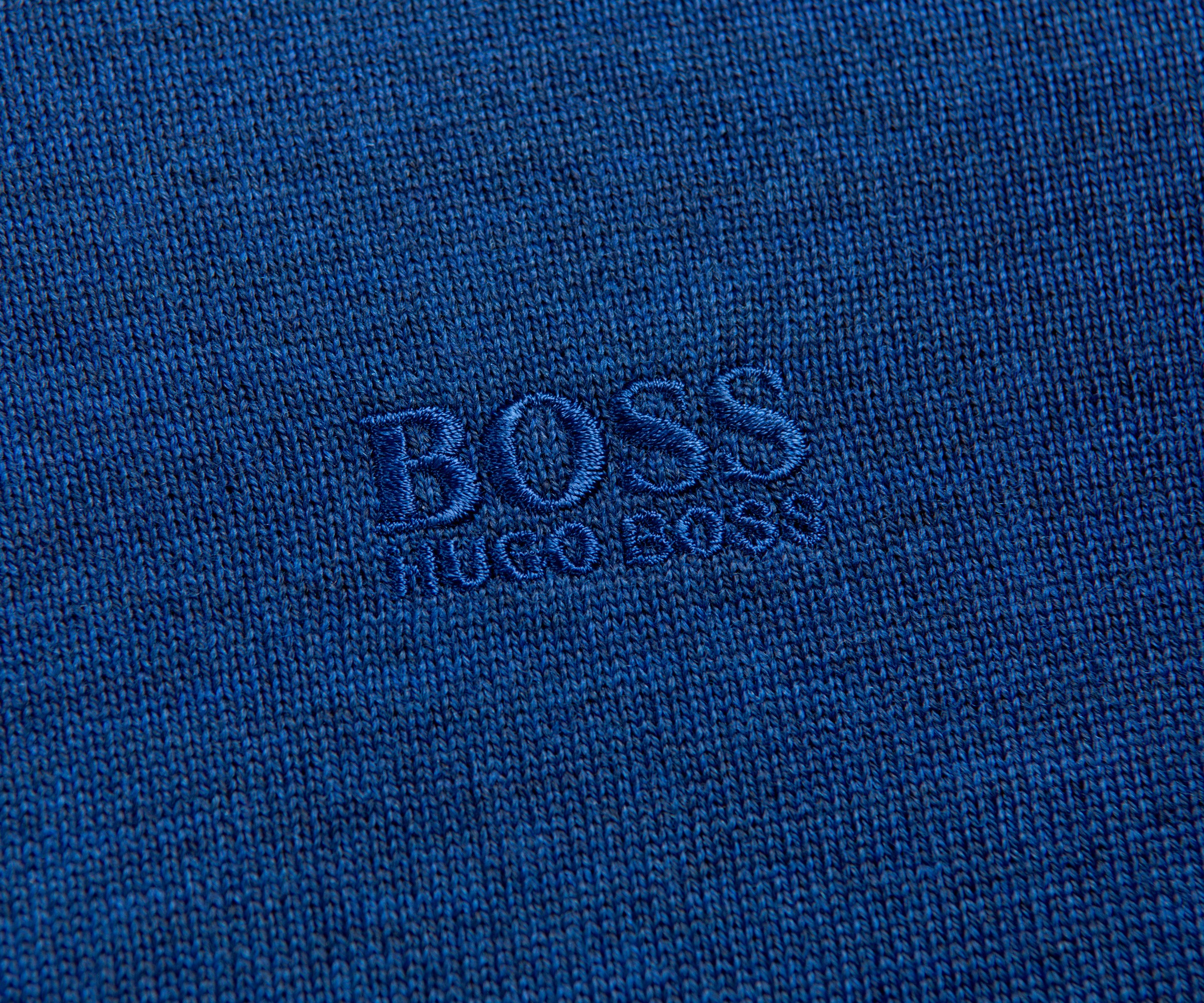 HUGO BOSS Bono-L Knitted Polo Blue
