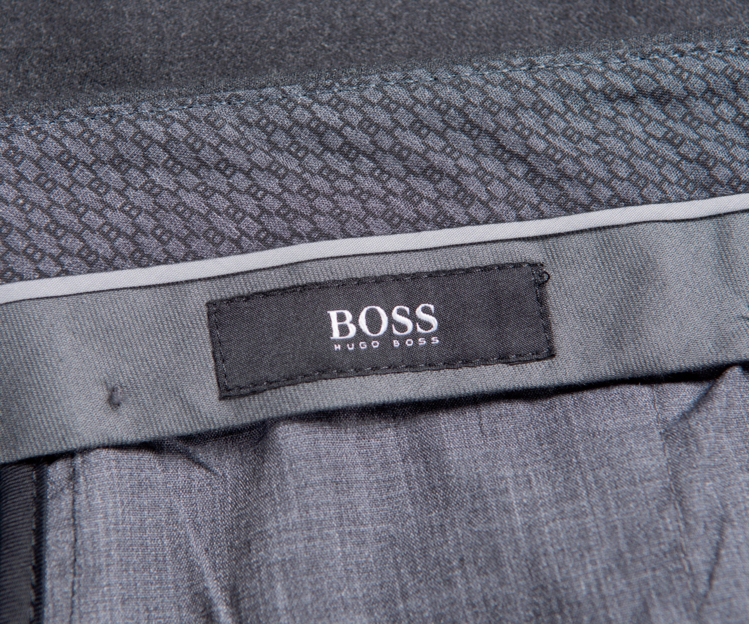 Hugo Boss Hugo 'Giro5' Flannel Slim Fit Trouser Charcoal