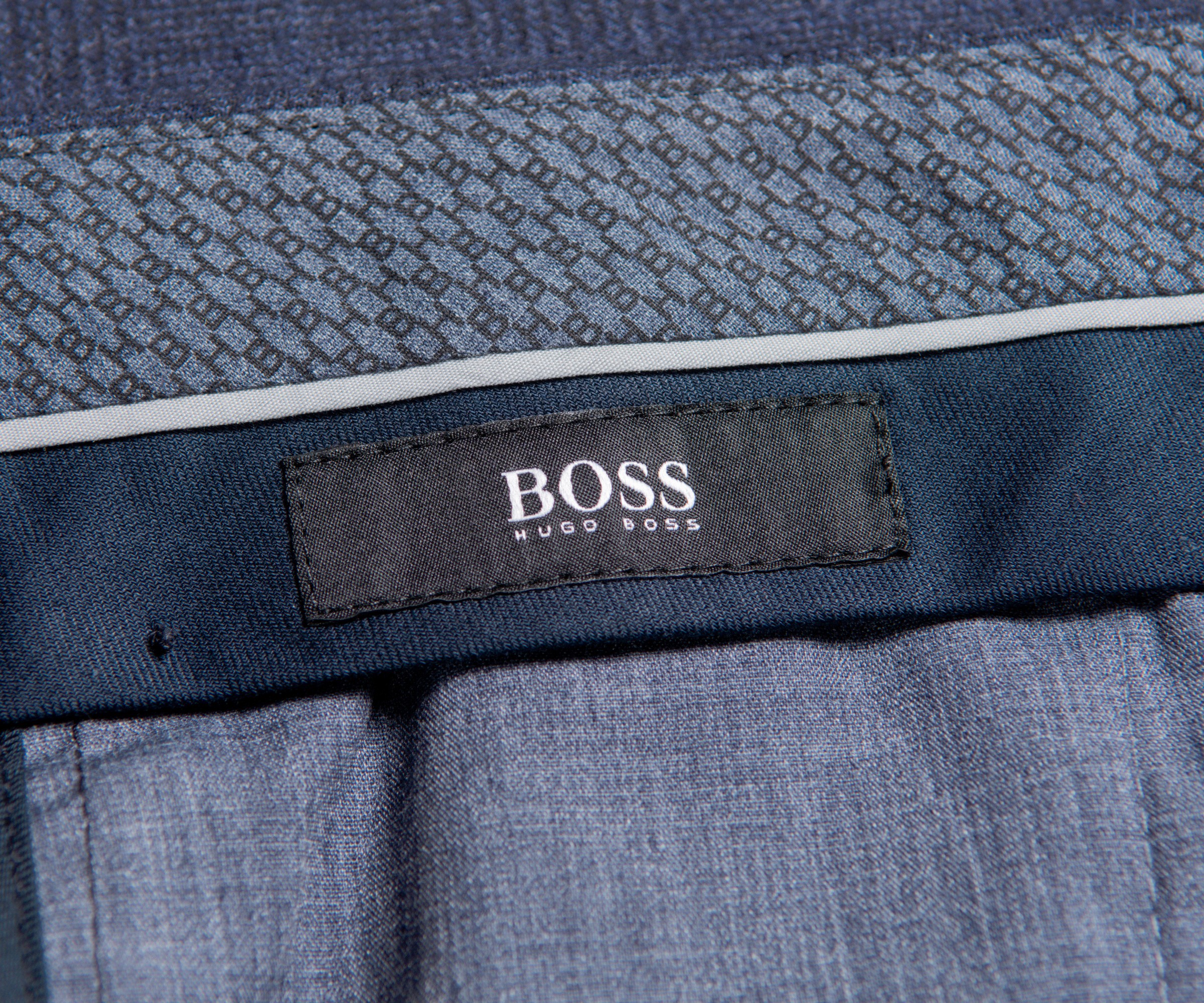 Hugo Boss Hugo 'Giro5' Flannel Slim Fit Trouser Navy