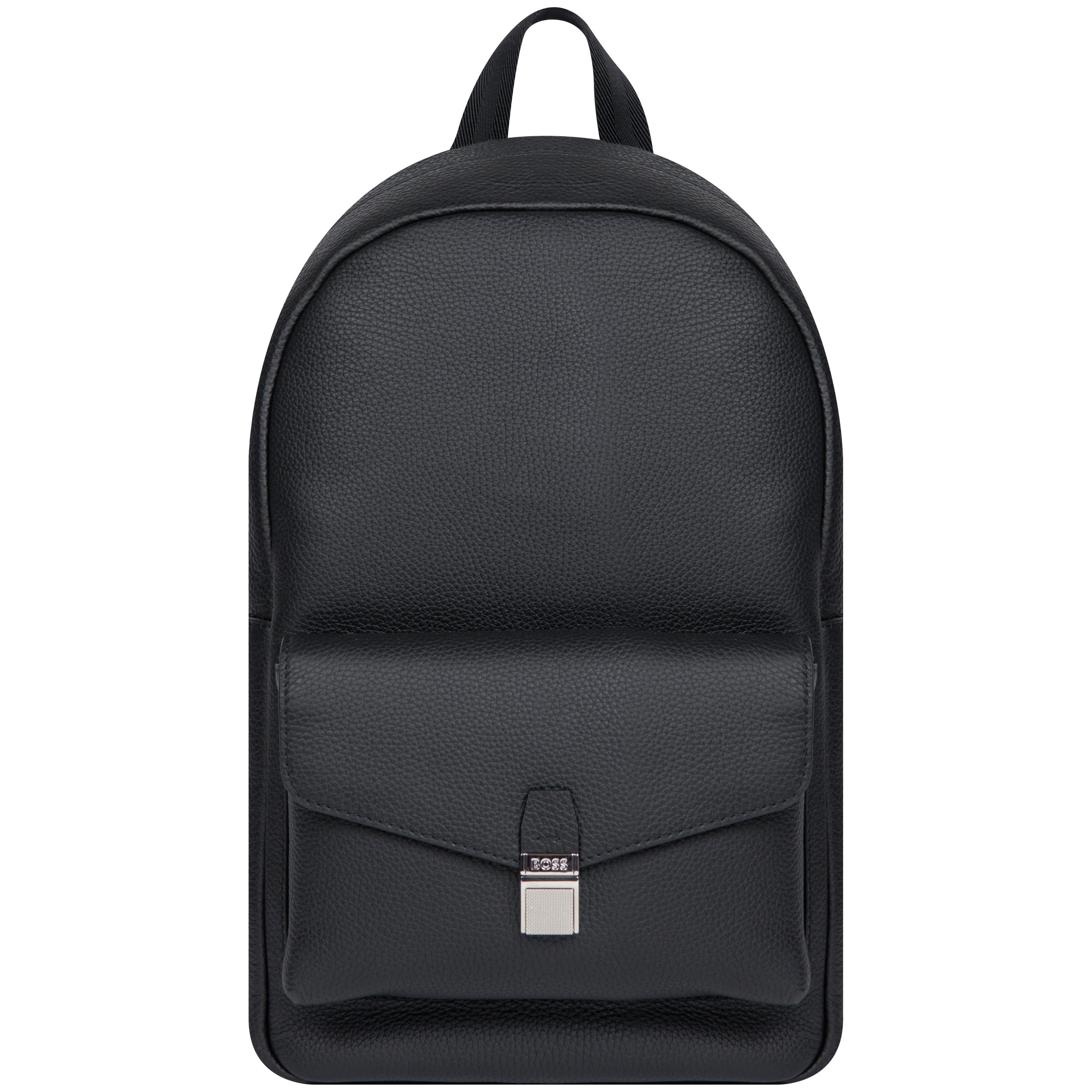 HUGO BOSS 'Crosstown' Leather Backpack Black