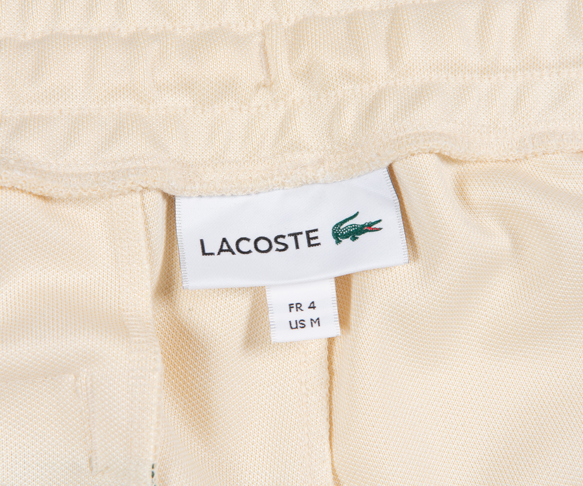 Lacoste 'Soft Jersey' Sweatpants Cream
