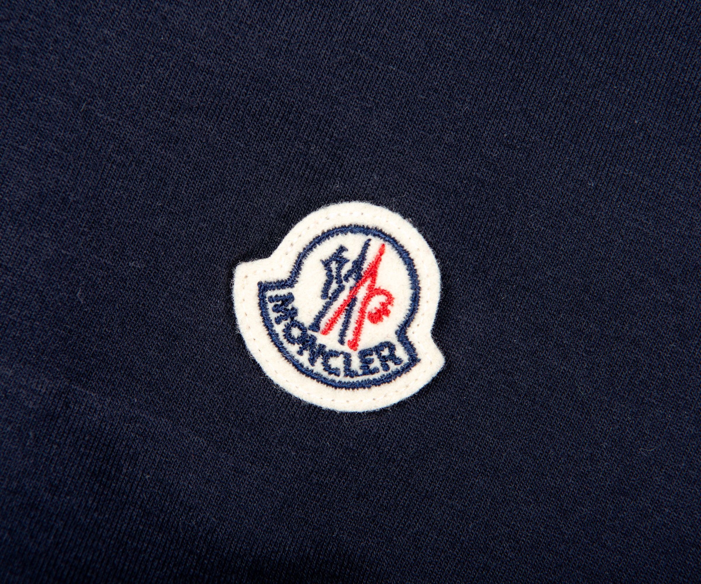 Moncler 'Arm Logo' Slim Fit Classic T-Shirt Navy