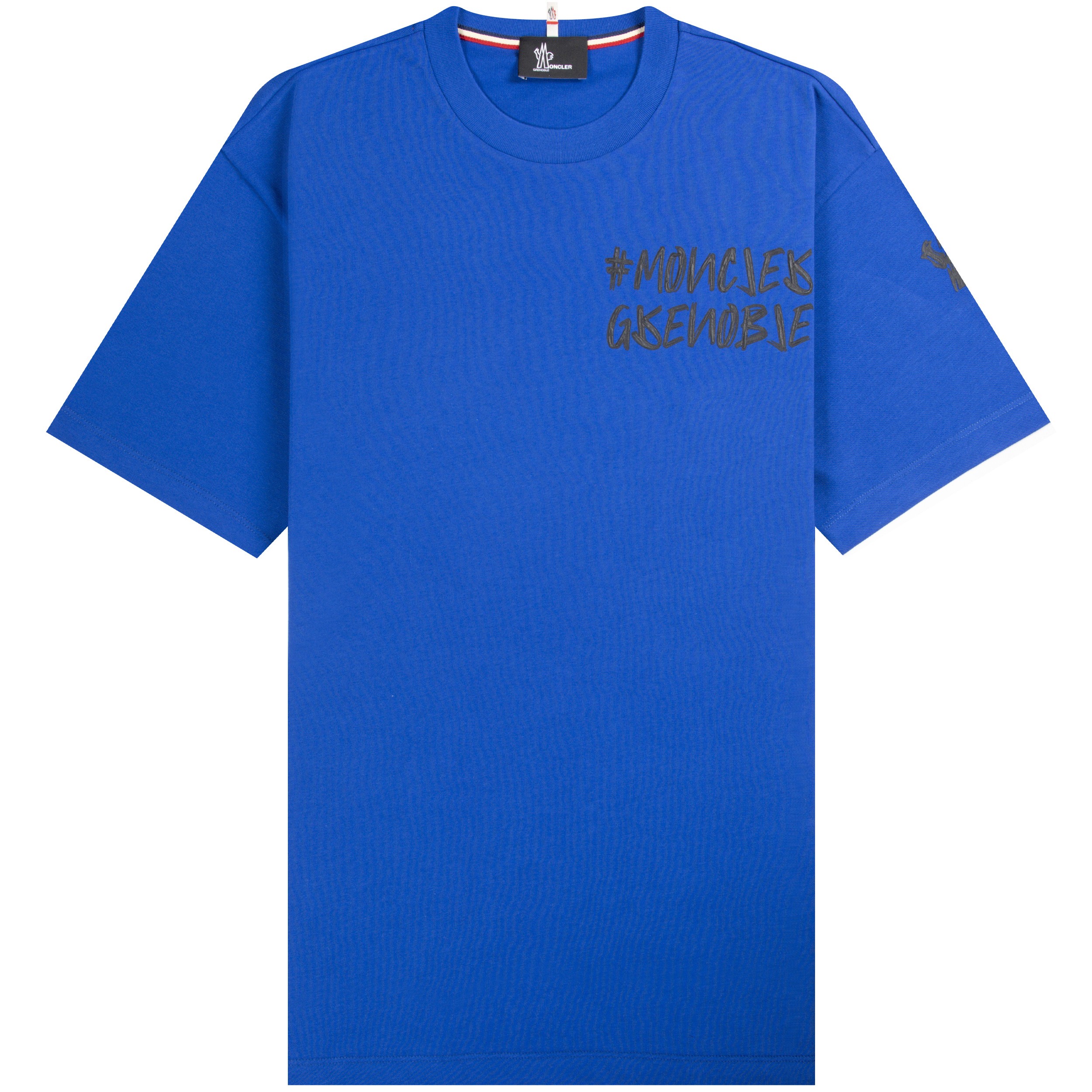 Moncler Grenoble 'Hashtag' Chest Logo T-shirt Cobalt Blue