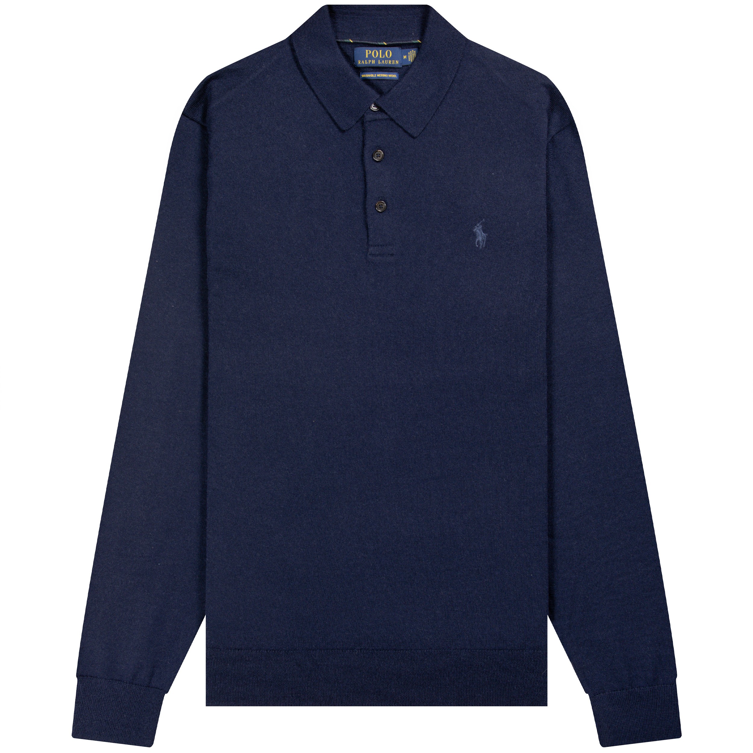 Polo Ralph Lauren Knitted LS Polo Navy