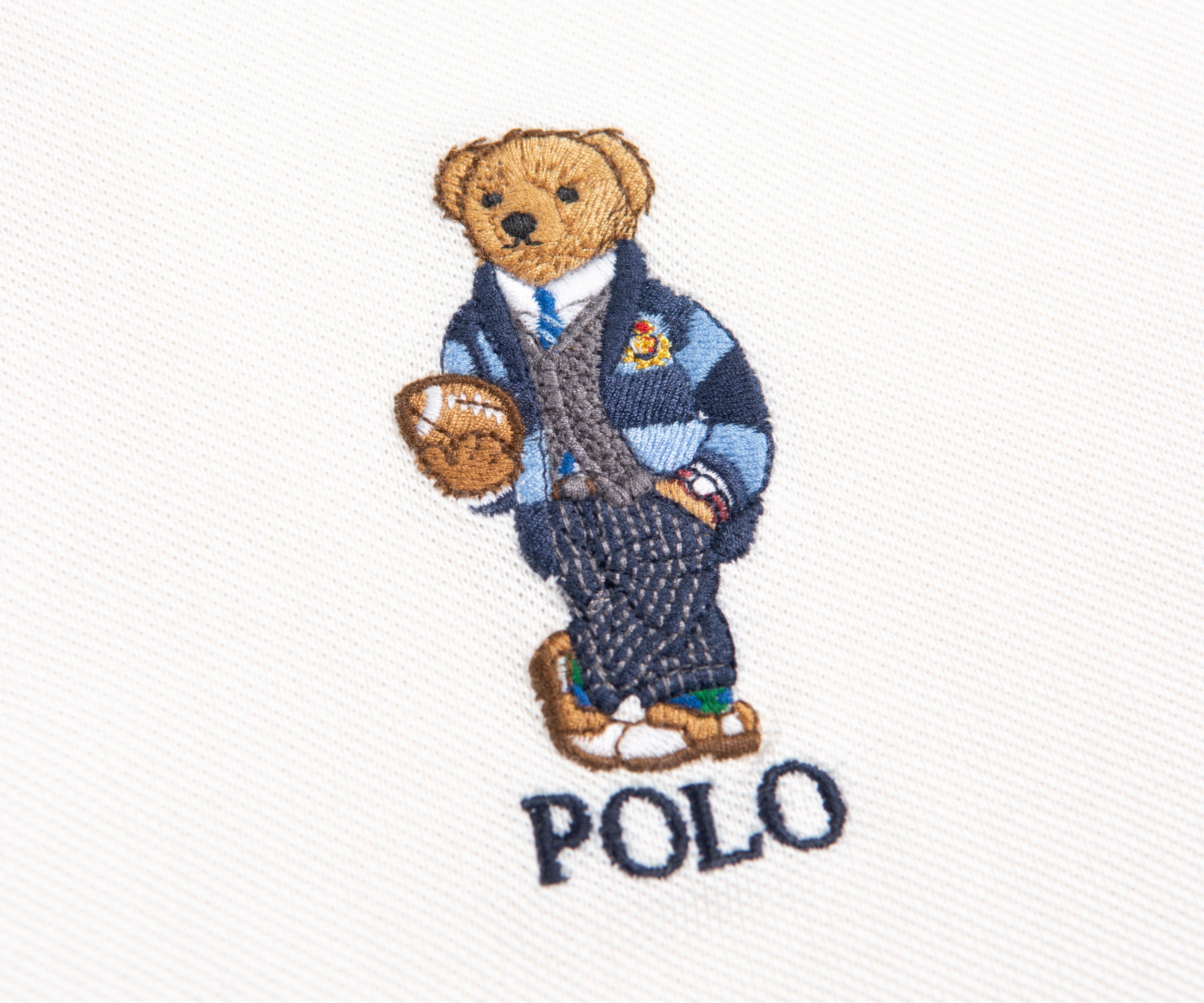 Polo Ralph Lauren Ralph Lauren Polo Bear Logo Polo Shirt White