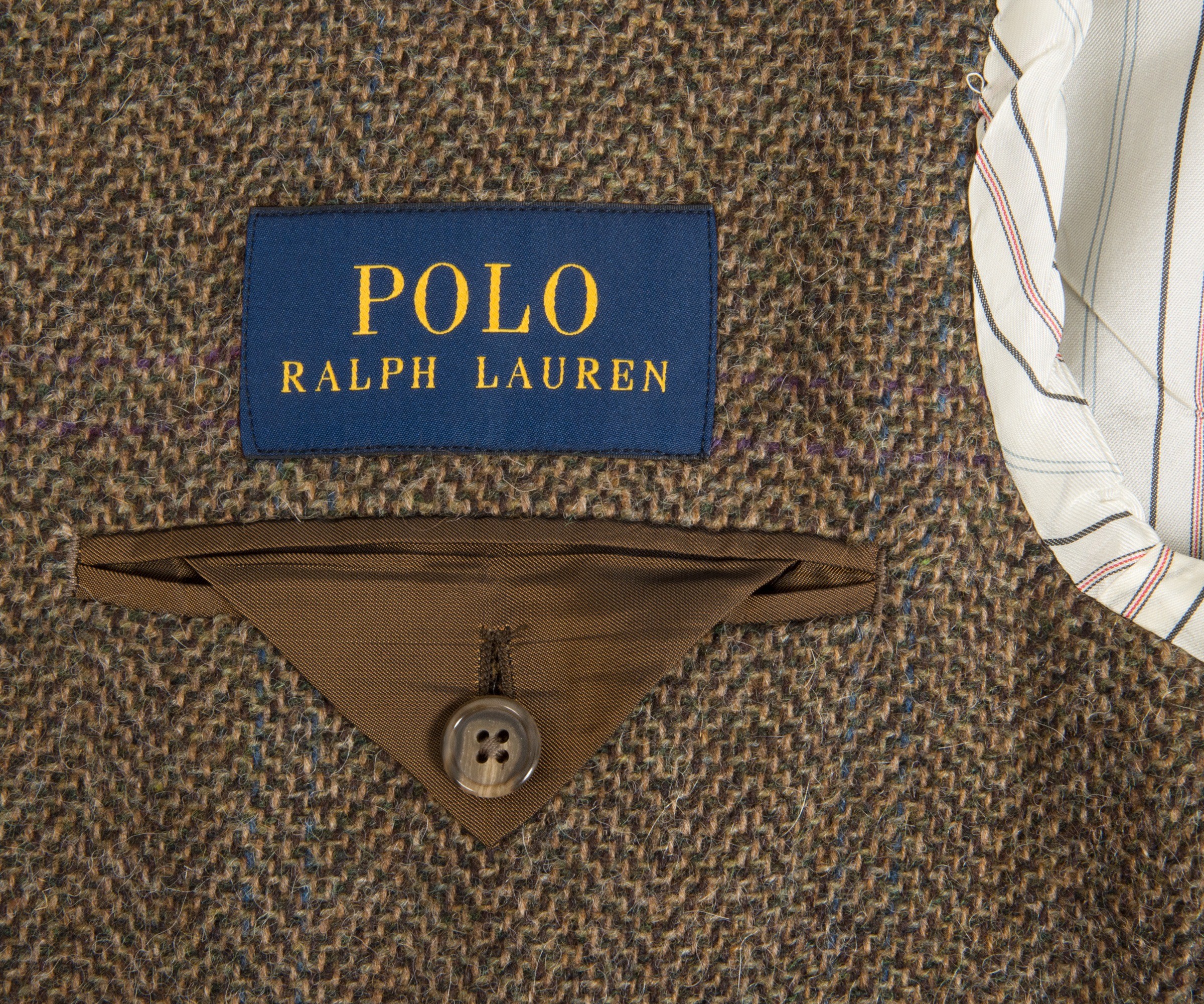 Polo Ralph Lauren Unconstructed Tweed Blazer Brown/Olive