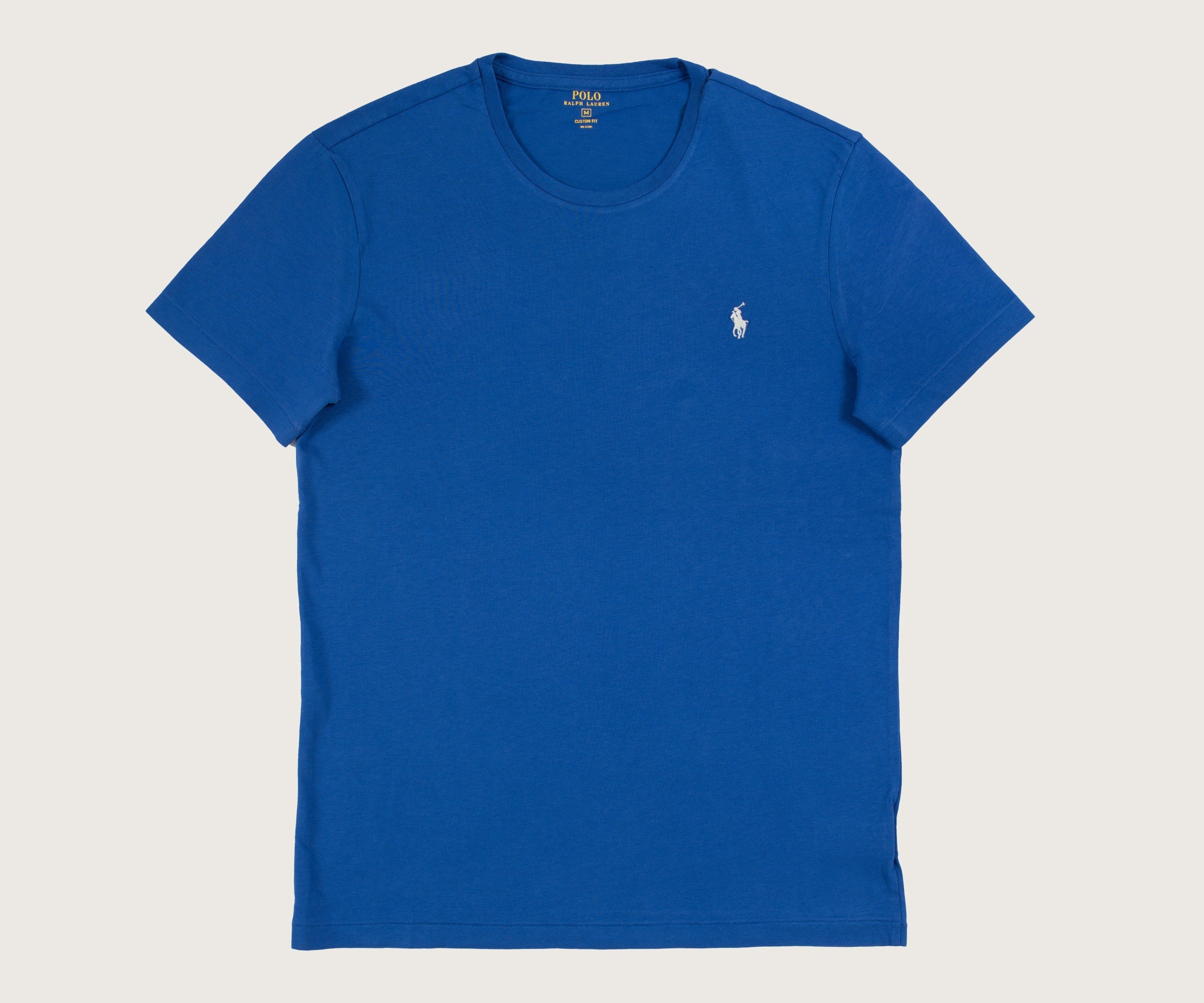 Ralph Lauren Plain Crew Neck T-Shirt Sapphire Blue