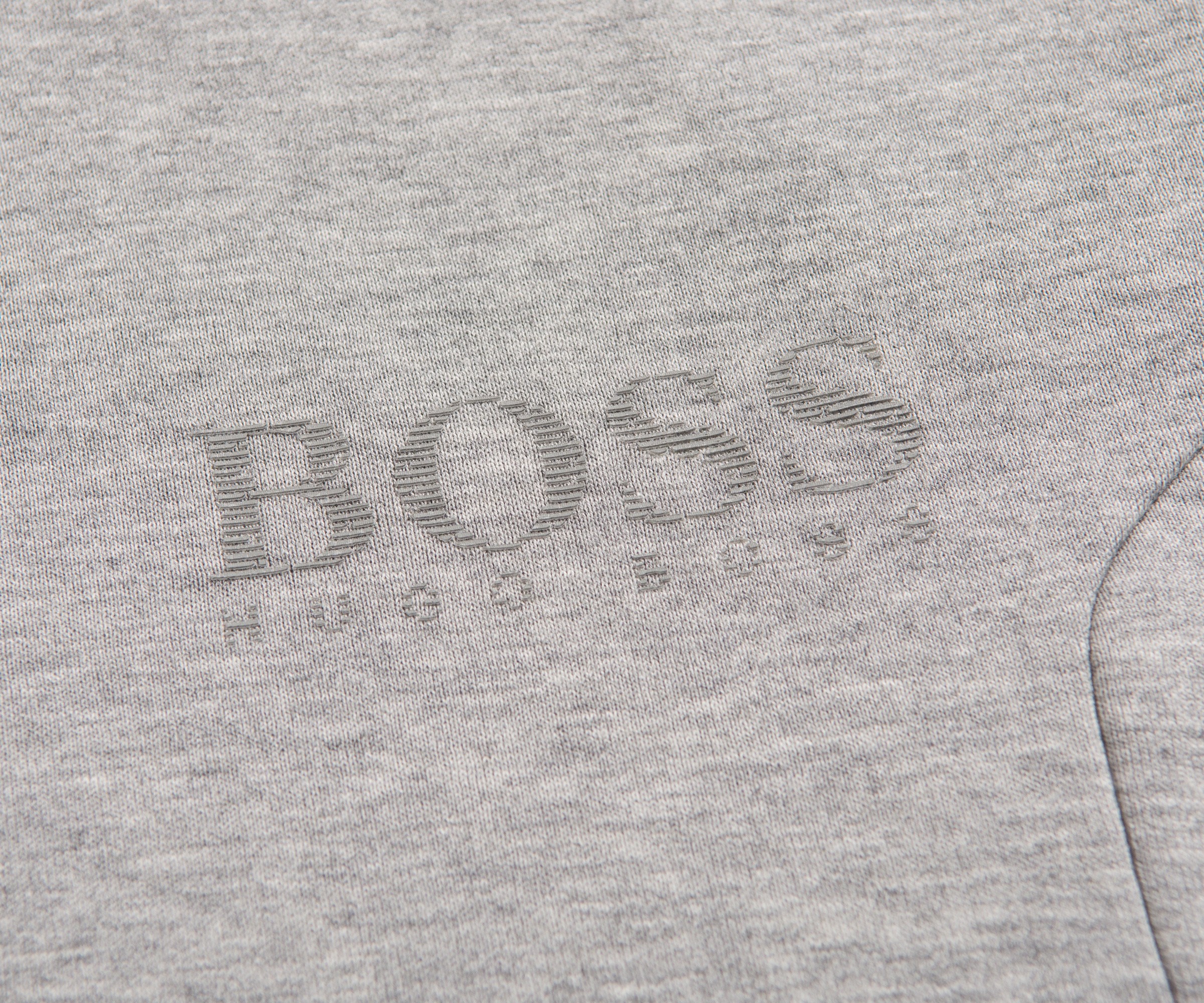 Hugo Boss Skaz Zip Collared Sweatshirt Grey