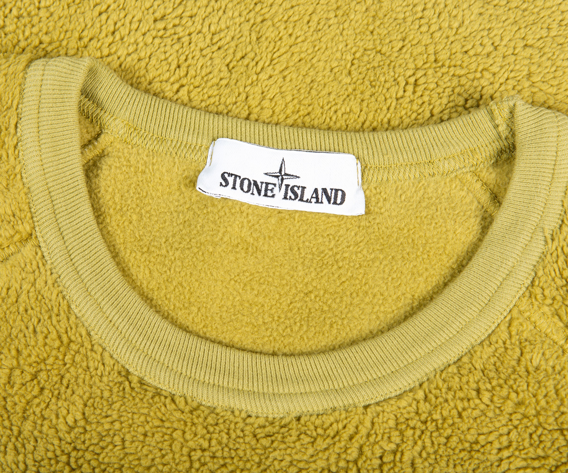 Stone Island 'Cotton Pile' Crewneck Sweatshirt Bark