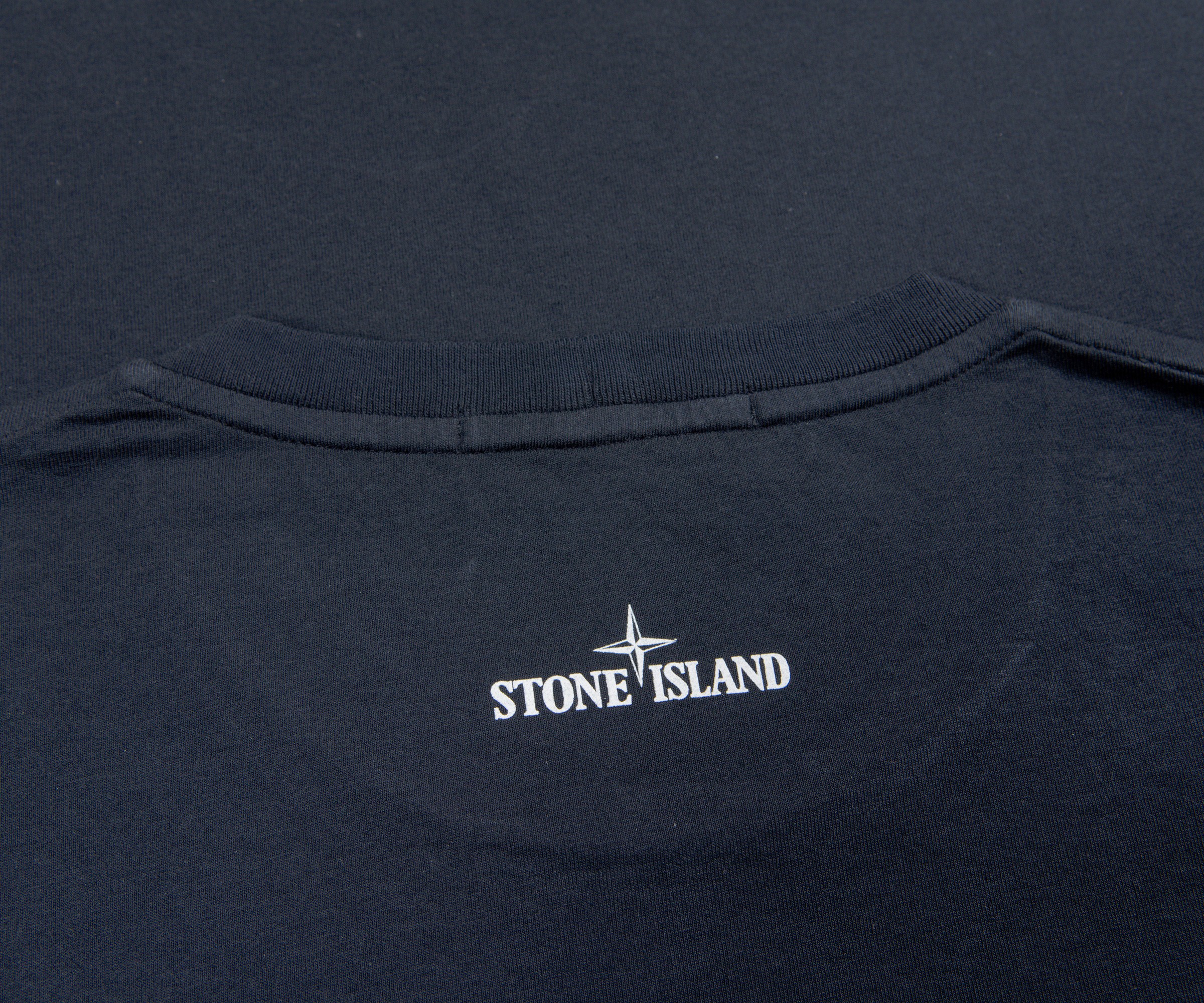 Stone Island Marble One Printed T-Shirt Navy