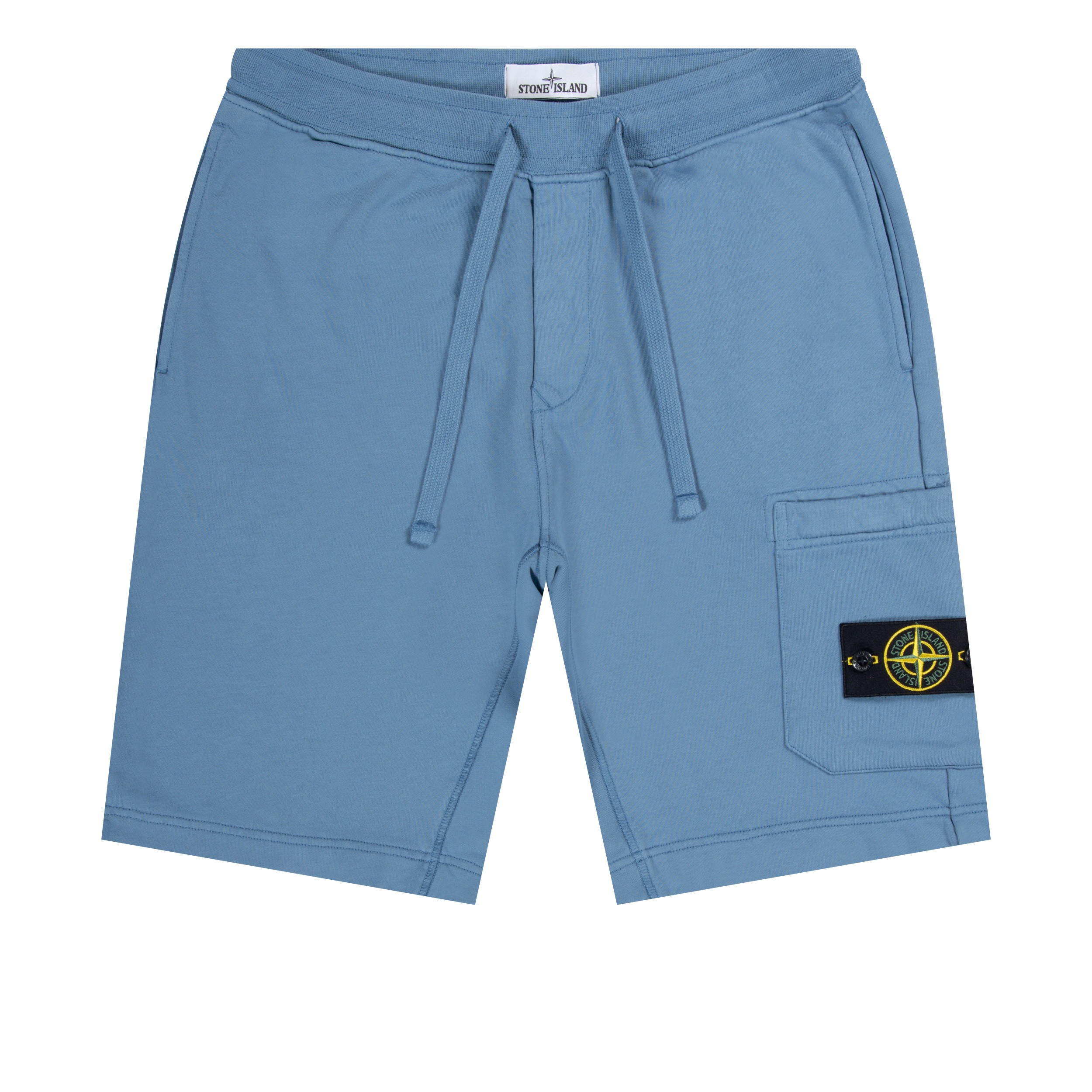Stone Island 'Jersey Garment' Dyed Cargo Shorts Blue