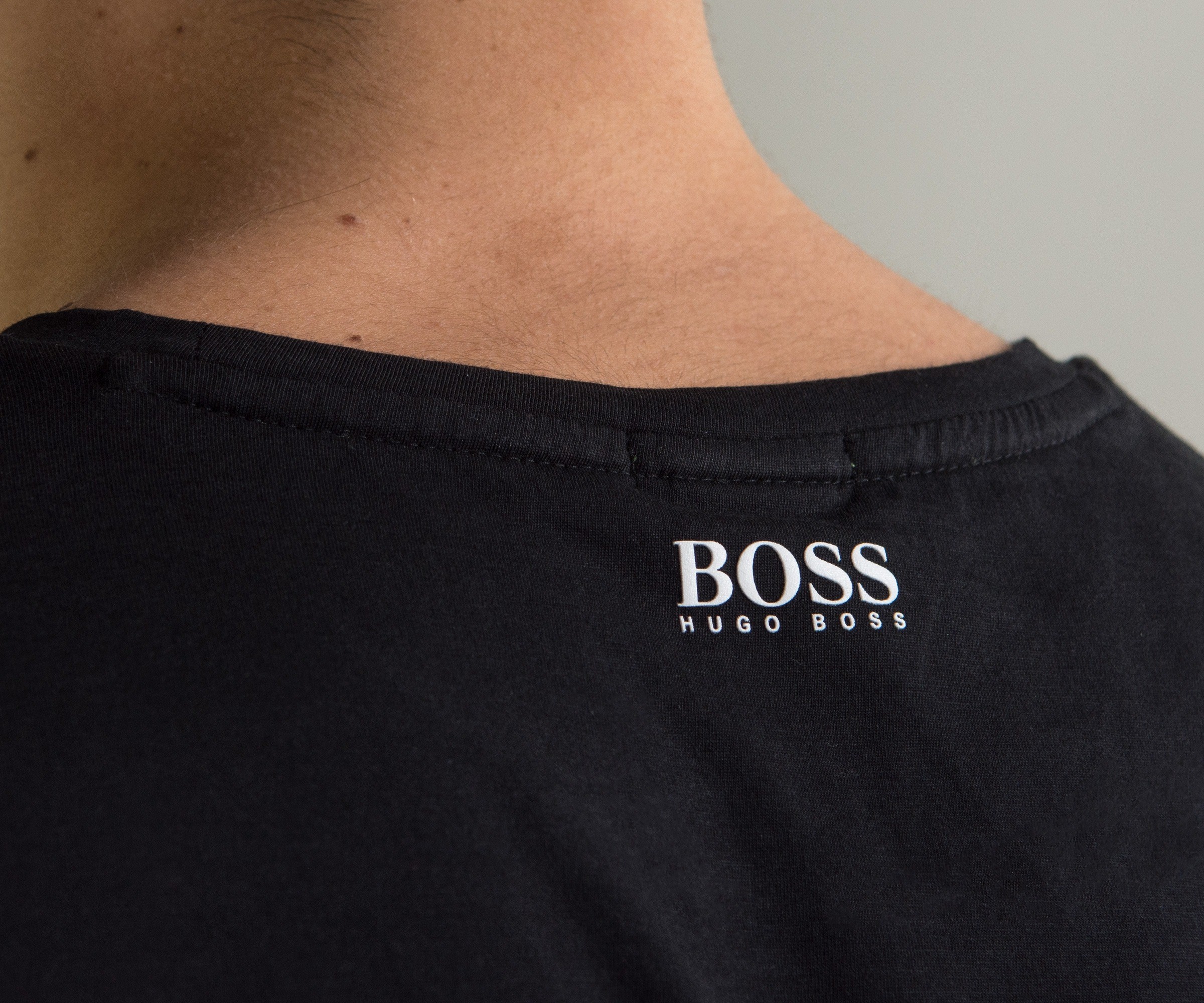 Hugo Boss Green 'Teep 1' T-Shirt With Abstract Black