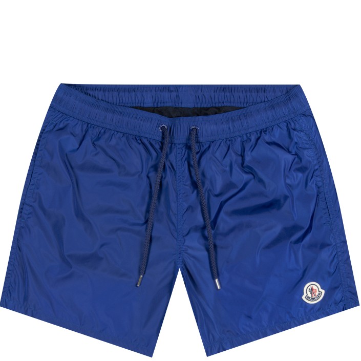 Moncler Nylon Swim Shorts Blue