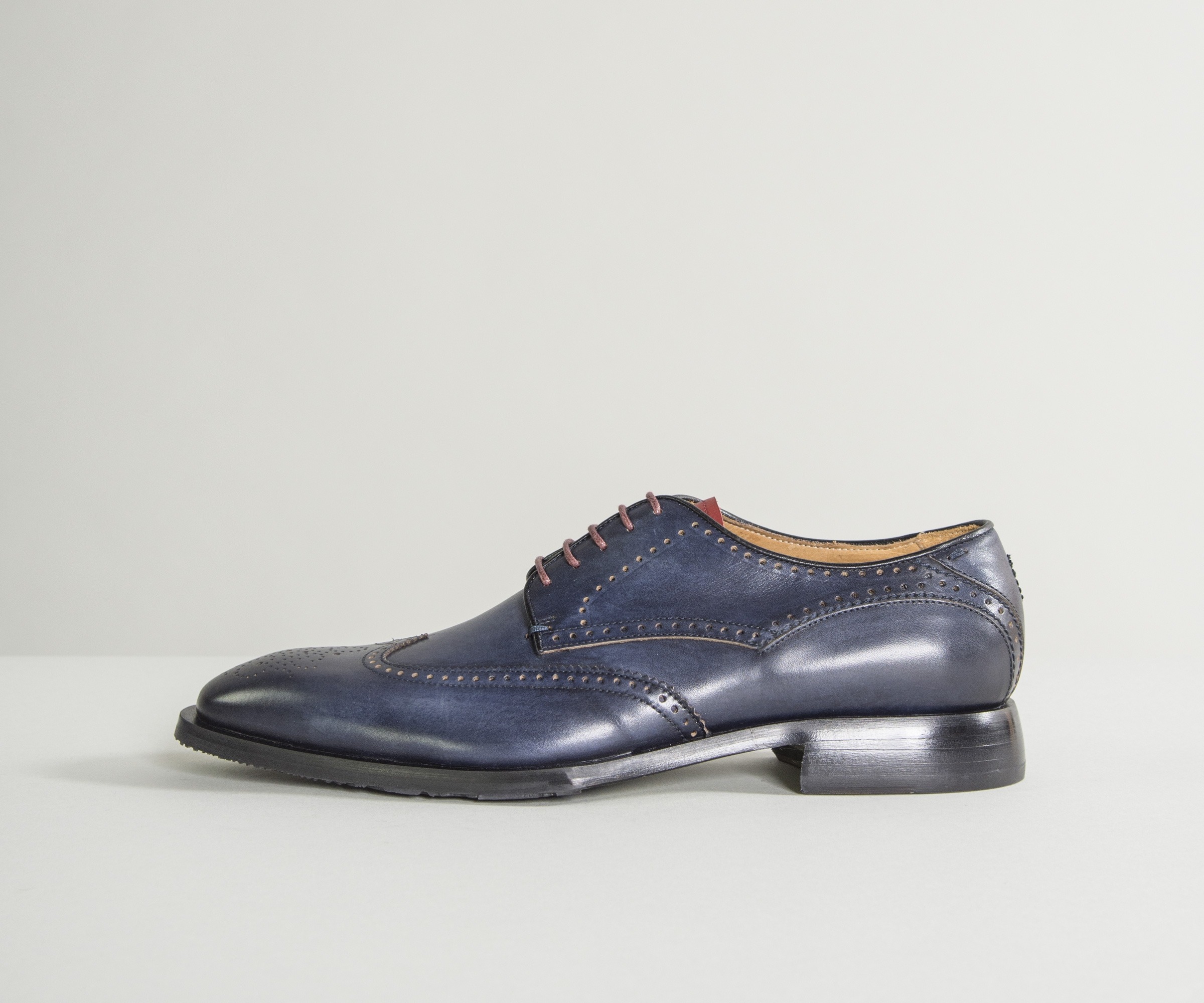 Oliver Sweeney 'Messina' Brogue Detailed Shoes Blue