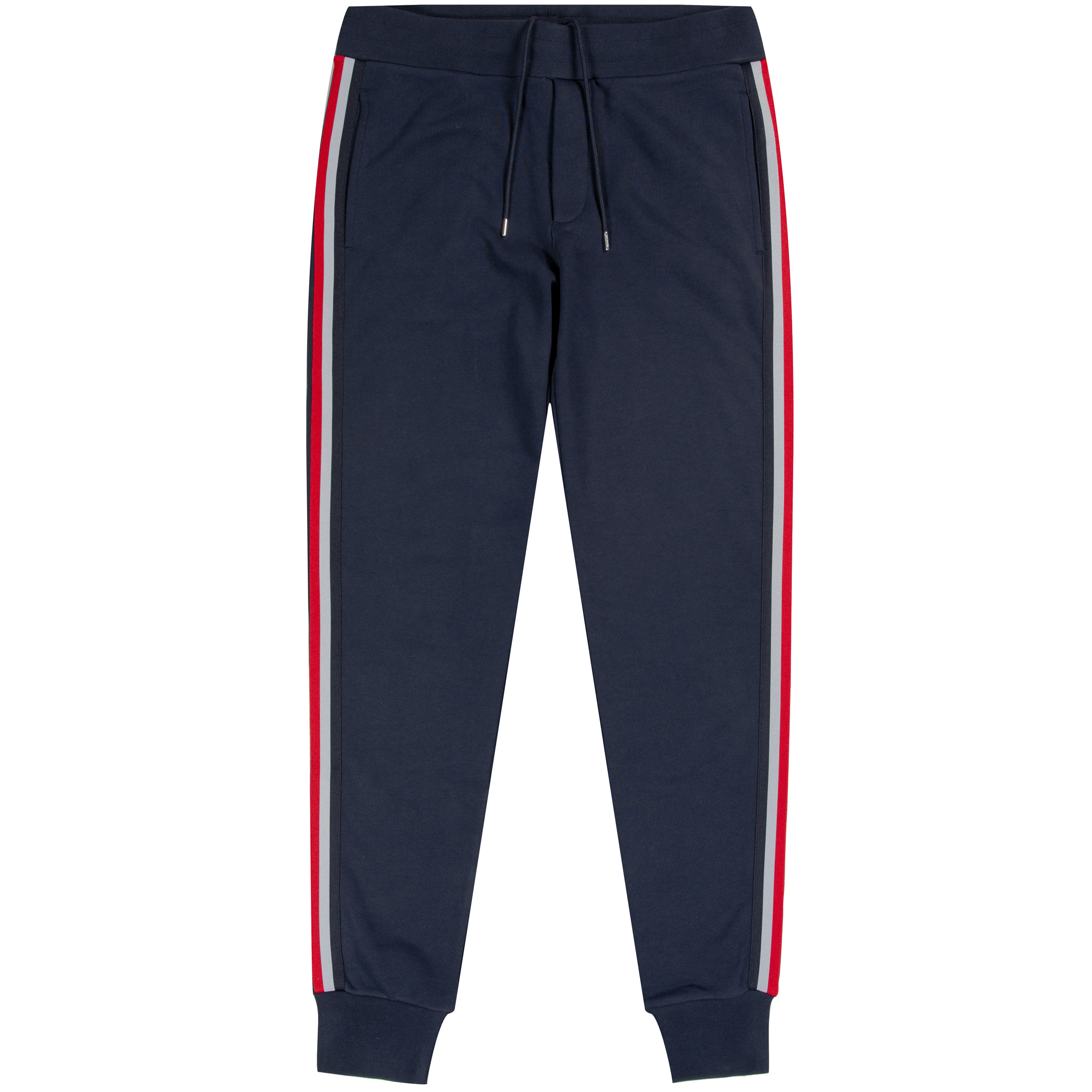 Moncler Reflective Striped Joggers Navy