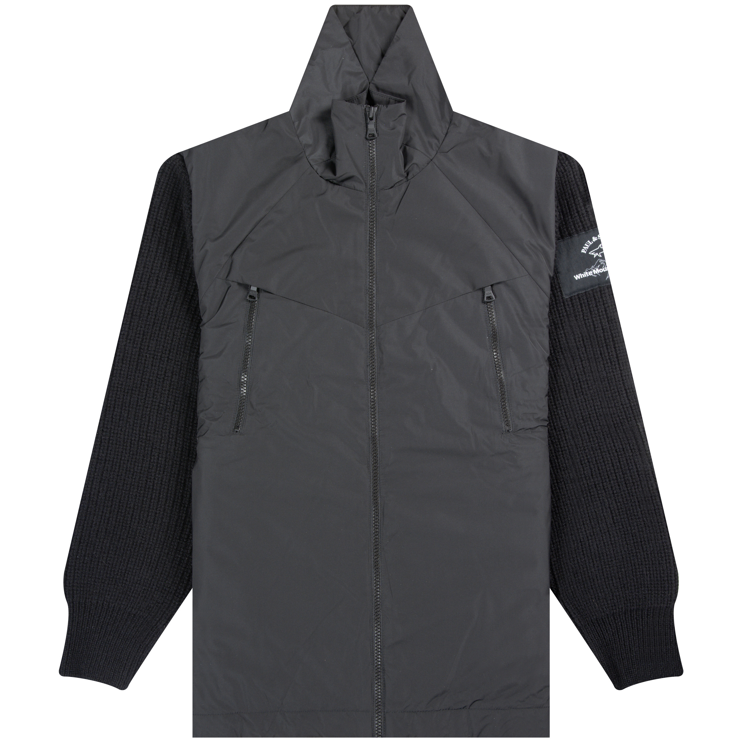 Paul & Shark White Mountaineering ’Full Zip’ Padded Blouson Jacket Black