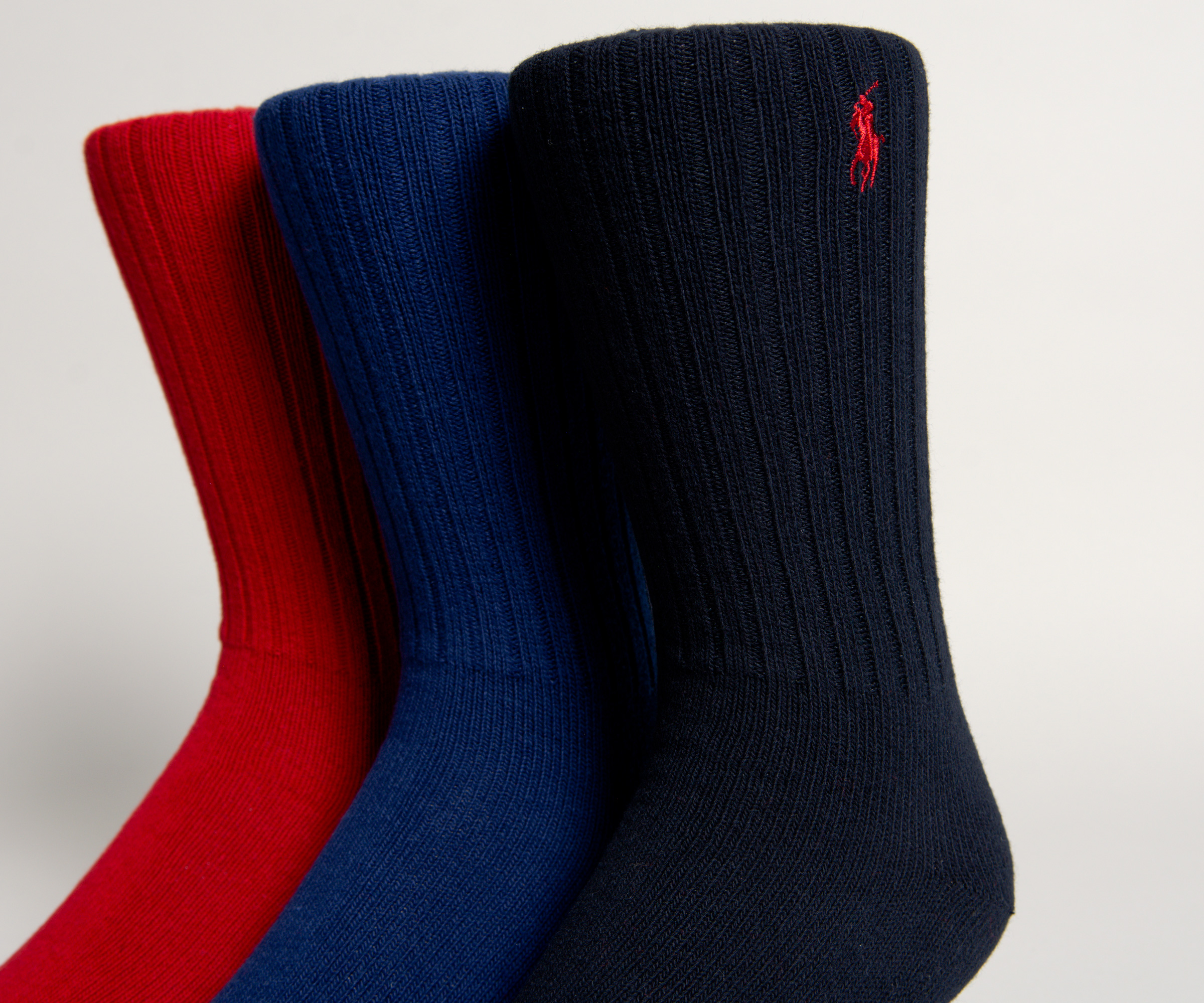Polo Ralph Lauren Ralph Lauren 3 Pack Cotton Socks Navy/Red/Blue