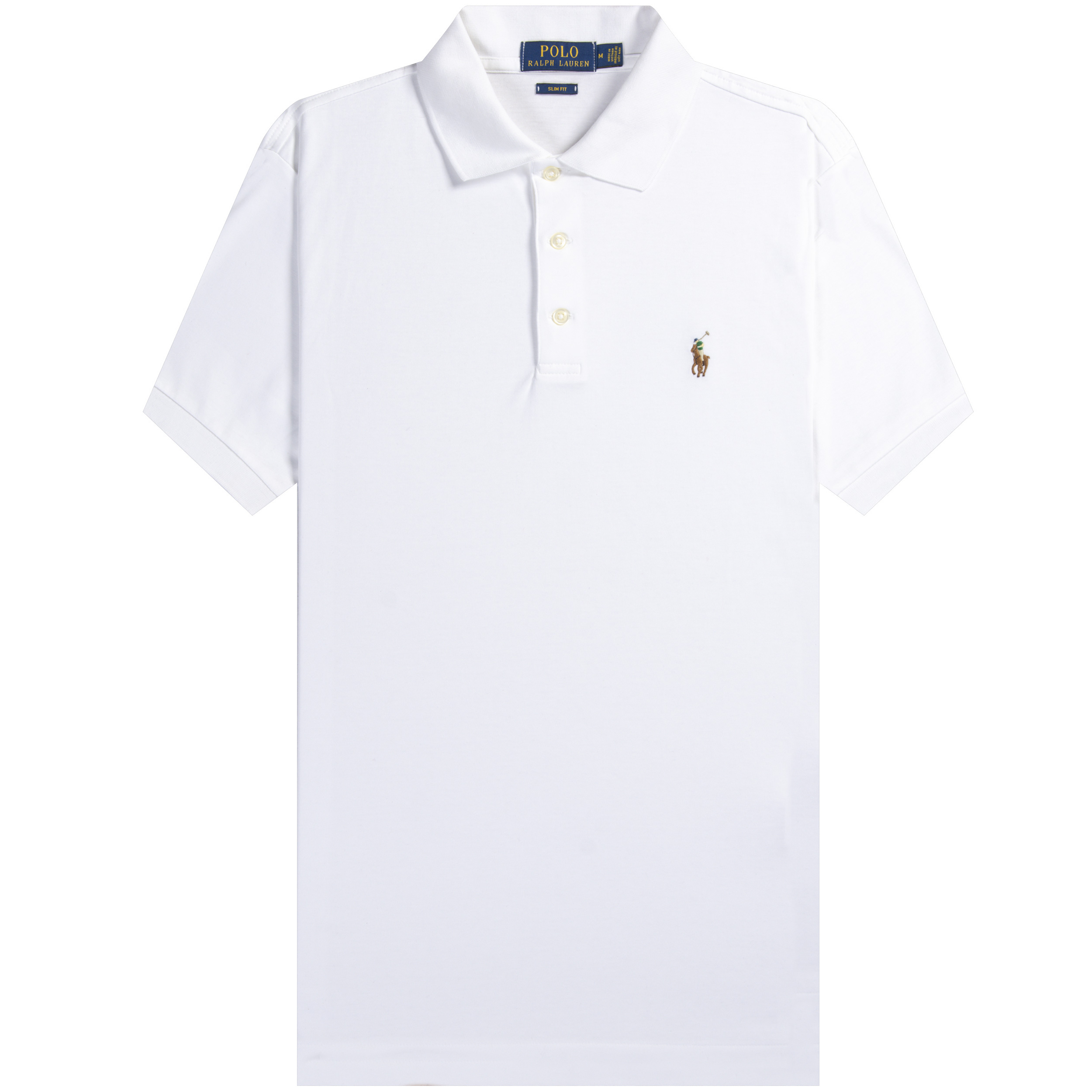 Polo Ralph Lauren Slim Fit Soft Touch Polo White
